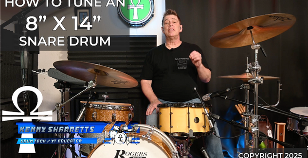 HOW TO TUNE AN 8 X 14 SNARE DRUM WIX
